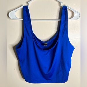Blue Crop Top